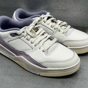 Air Jordan Flight Court Women's size 10 Sail Purple Athletic Shoes FZ9854 102